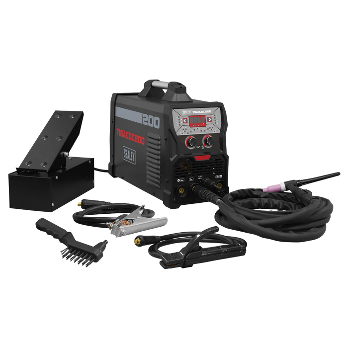 TIG/MMA AC/DC Pulse Inverter Welder 200A/230V | TIGACDC200