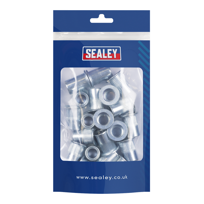 Splined Threaded Insert (Rivet Nut ) M12 - 25pcs | TISM12