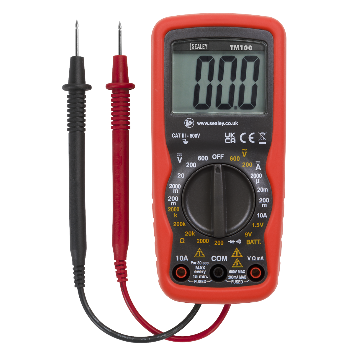 6-Function Professional Digital Multimeter | TM100 — SBT Ltd.