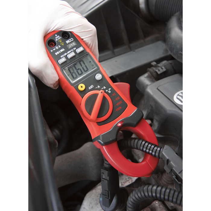 6-Function Professional Auto-Ranging Digital Clamp Meter NCVD | TM105