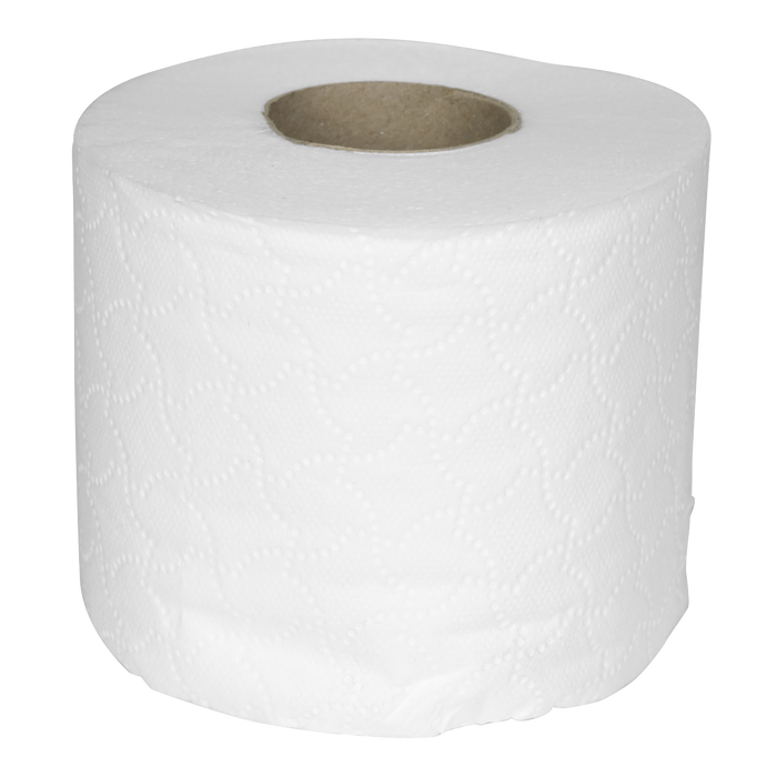 Plain White Toilet Roll - Pack of 4 x 10 (40 Rolls) | TOL40
