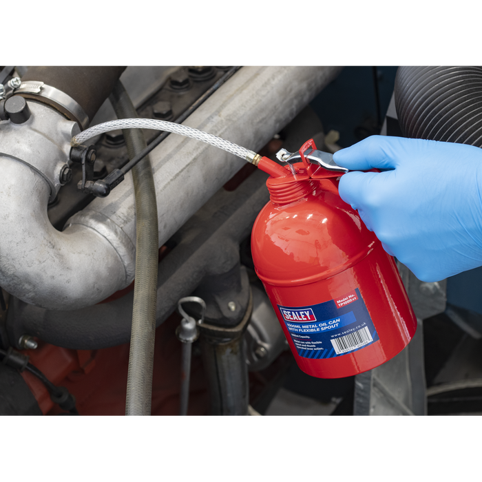 Metal Oil Can with Flexible Spout 1000ml | TP1000