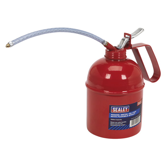 Metal Oil Can with Flexible Spout 1000ml | TP1000