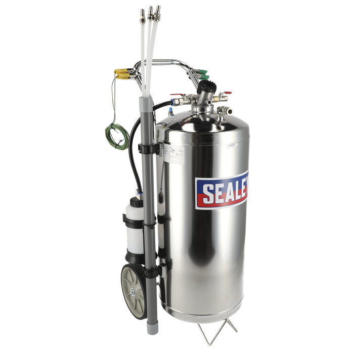 Air Operated Stainless Steel Fuel Drainer 40L | TP200S