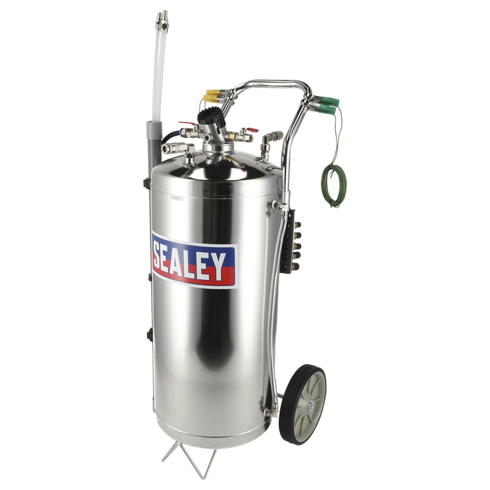 Air Operated Stainless Steel Fuel Drainer 40L | TP200S