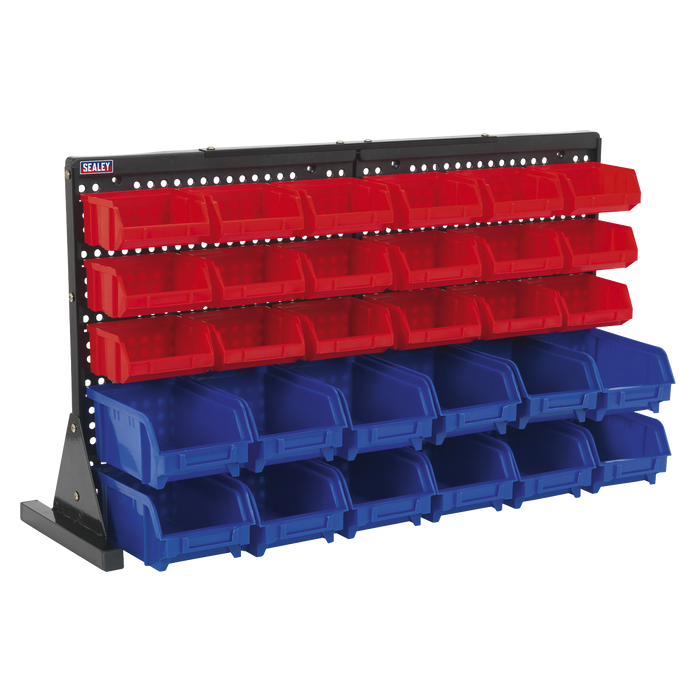 Bench Mounting Bin Storage System with 30 Bins | TPS1218