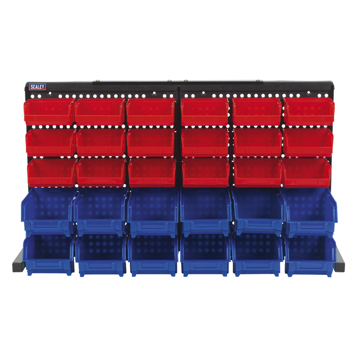 Bench Mounting Bin Storage System with 30 Bins | TPS1218