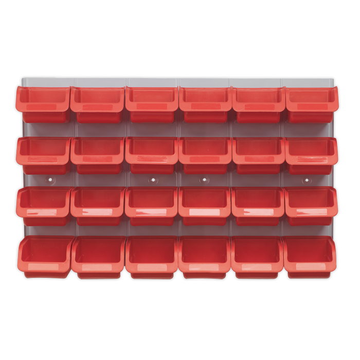 Bin & Panel Combination 24 Bins - Red | TPS130