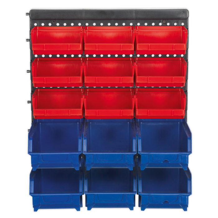 Wall Mounting Bin Storage System with 15 Bins | TPS1569WM