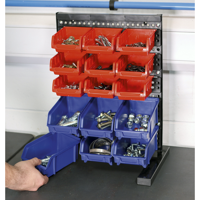 Bench Mounting Bin Storage System with 15 Bins | TPS1569