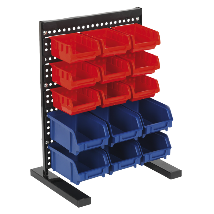 Bench Mounting Bin Storage System with 15 Bins | TPS1569