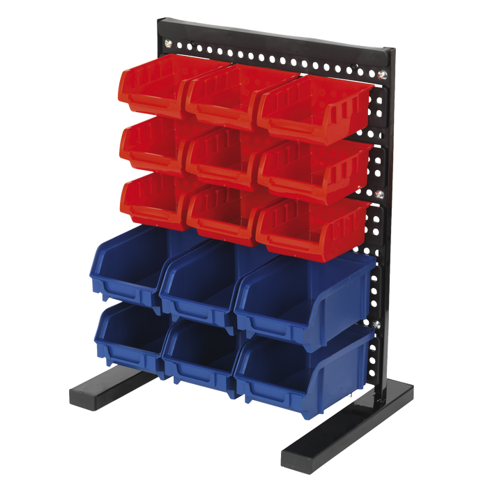 Bench Mounting Bin Storage System with 15 Bins | TPS1569