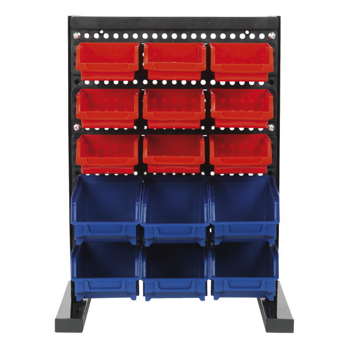 Bench Mounting Bin Storage System with 15 Bins | TPS1569