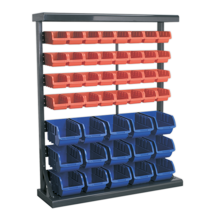 Mobile Bin Storage System with 47 Bins | TPS47