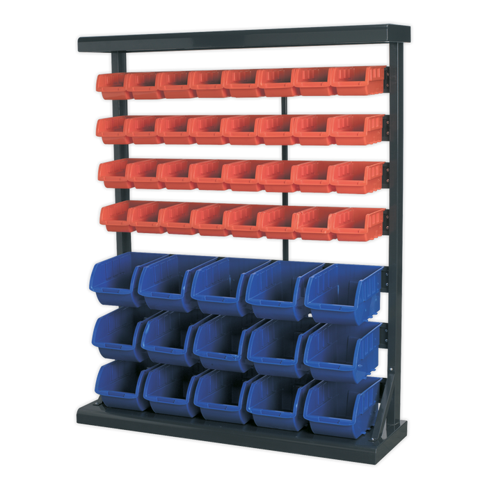 Mobile Bin Storage System with 47 Bins | TPS47