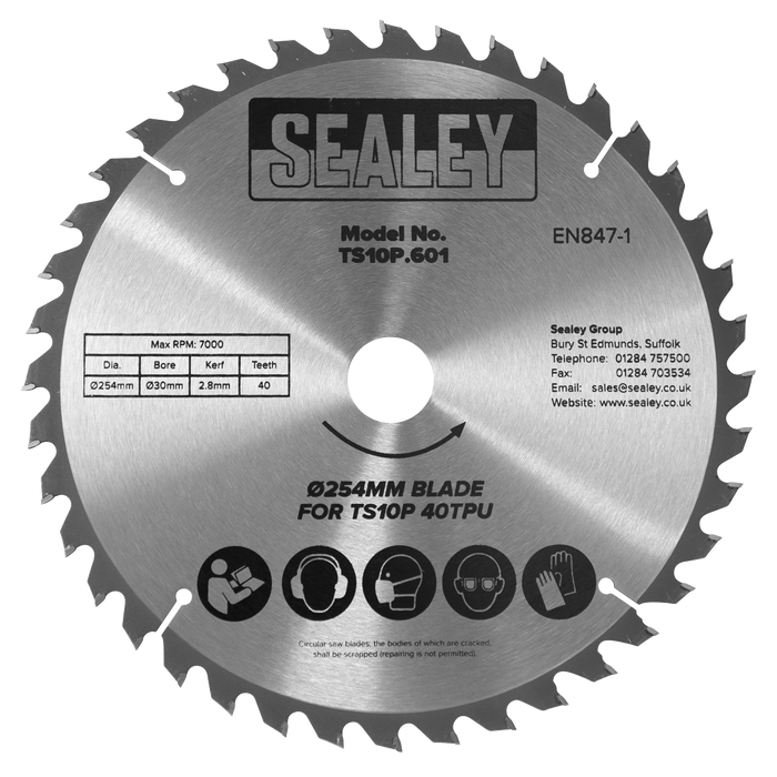 254mm Blade for TS10P 40tpu | TS10P.601