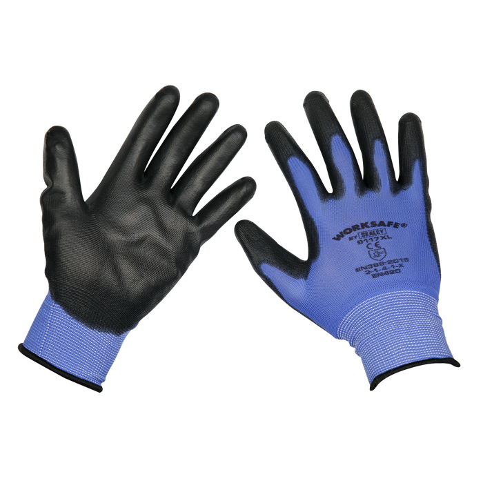 Worksafe® Lightweight Precision Grip Gloves, X-Large - Pack of 6 Pairs | TSP117XL/6