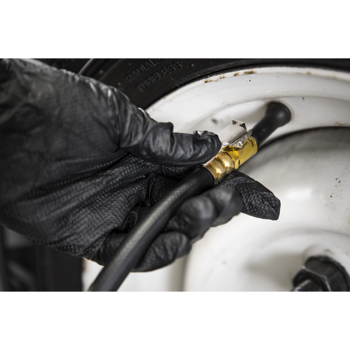 Tyre Pressure Gauge with Clip-On Chuck | TST/PG6