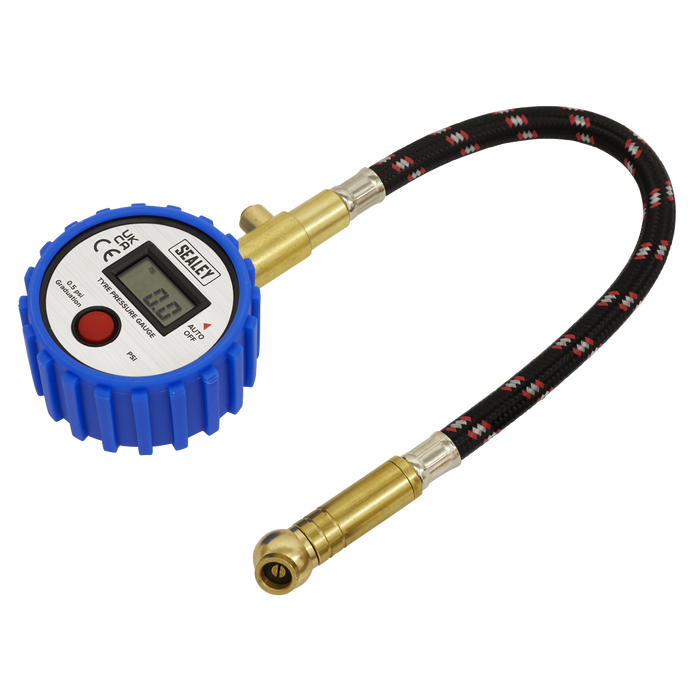 Digital Tyre Pressure Gauge with Leader Hose & Quick Release | TST/PG981