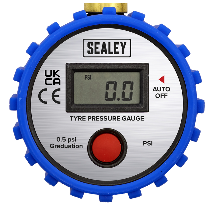 Digital Tyre Pressure Gauge with Leader Hose & Quick Release | TST/PG981