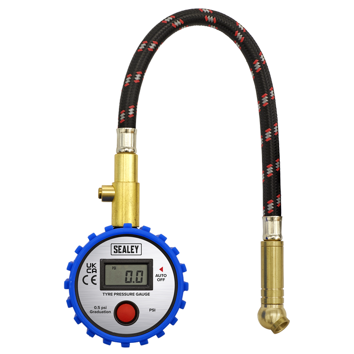 Digital Tyre Pressure Gauge with Leader Hose & Quick Release | TST/PG981
