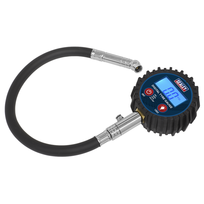 Digital Tyre Pressure Gauge with Push-On Connector | TST002