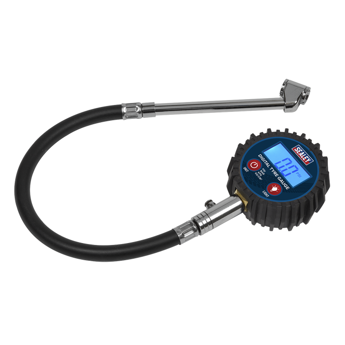 Digital Tyre Pressure Gauge with Twin Push-On Connector | TST003