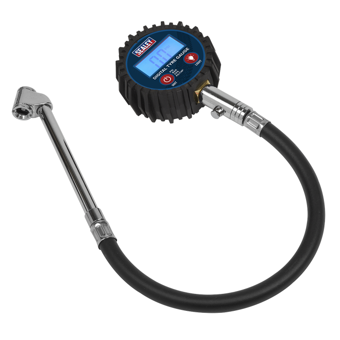 Digital Tyre Pressure Gauge with Twin Push-On Connector | TST003