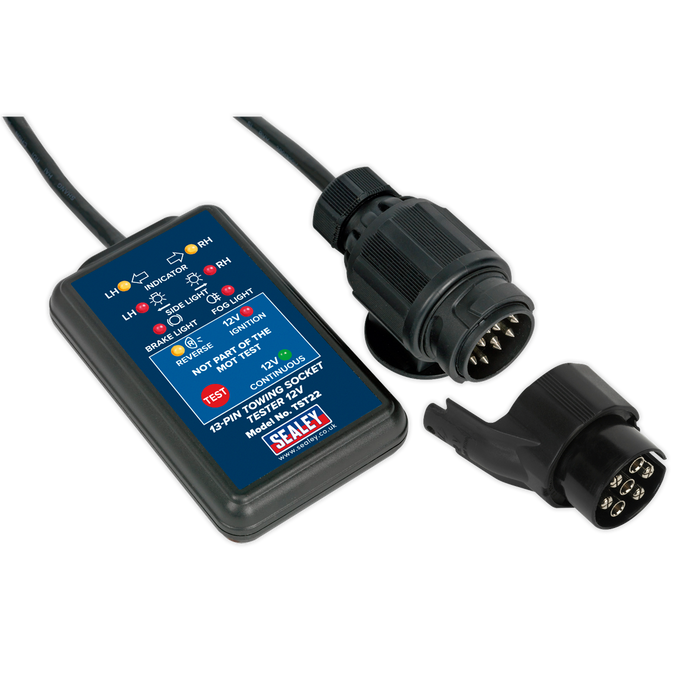 Towing Socket Tester 13-Pin 12V - DVSA Approved | TST22
