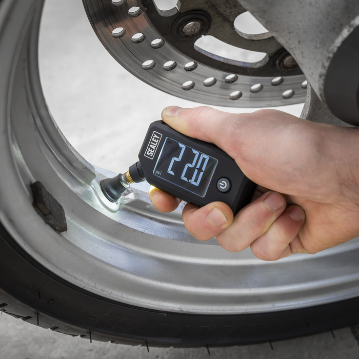 Digital Tyre Pressure & Tread Depth Gauge with LED | TSTPG12