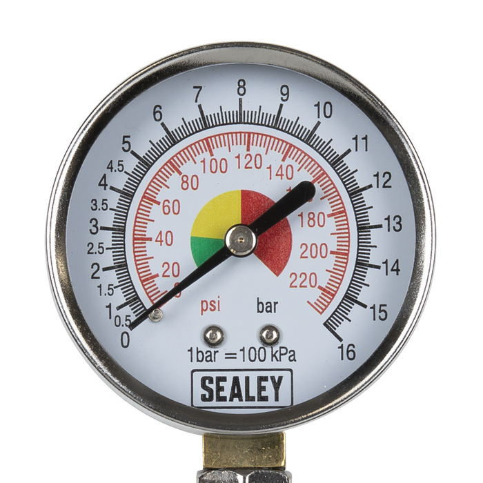 Twin Connector Tyre Pressure Gauge | TSTPG34