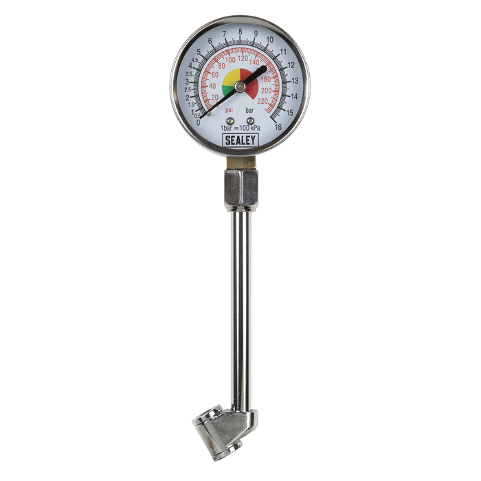 Twin Connector Tyre Pressure Gauge | TSTPG34