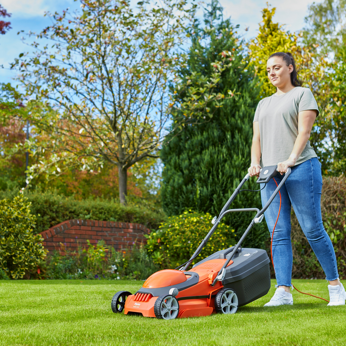 Flymo EasiStore 340R Corded Rotary Lawnmower  | 967987401