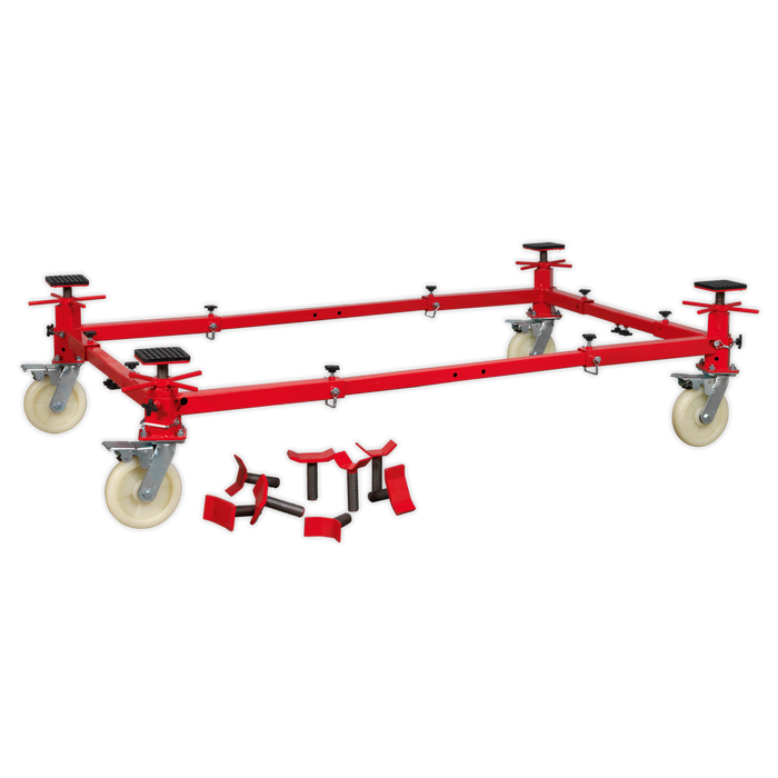 Adjustable 4-Post Vehicle Moving Dolly 900kg Capacity | VMD002
