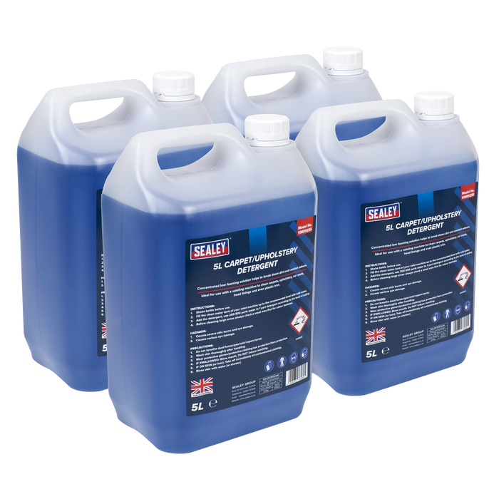 Carpet/Upholstery Detergent 5L - Pack of 4 | VMR925
