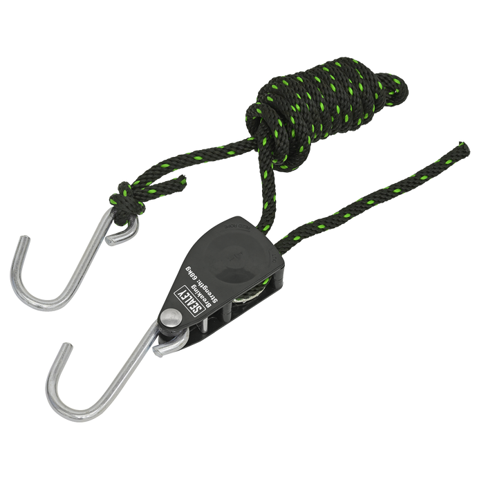 Ratchet Parts Hanger/Tie Down with S-Shaped Hooks 2m - Pack of 2 | VS0114