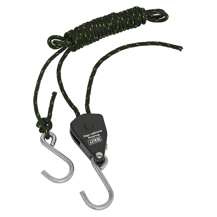 Ratchet Parts Hanger/Tie Down with S-Shaped Hooks 2m - Pack of 2 | VS0118