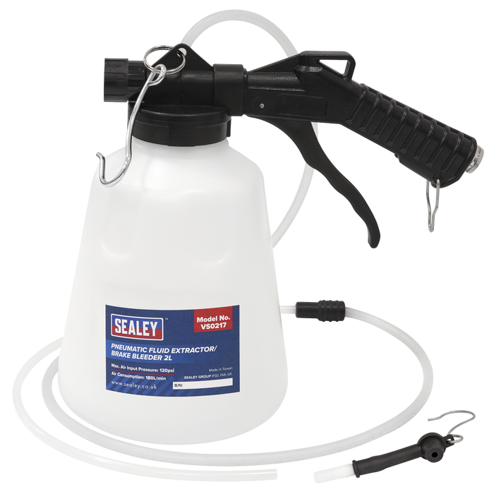 Pneumatic Fluid Extractor/Brake Bleeder 2L | VS0217
