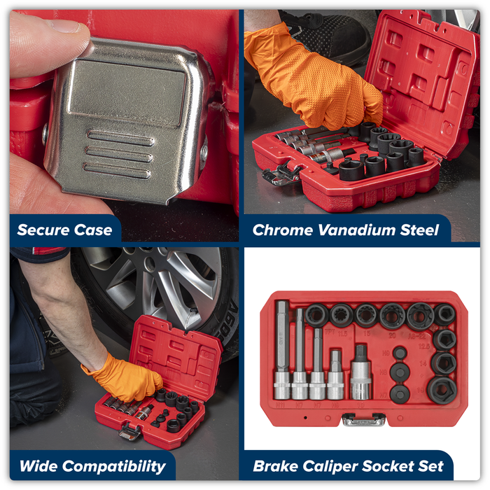 Brake Caliper Socket Set 17pc | VS0465