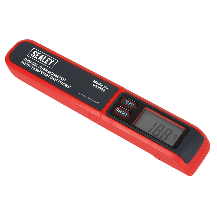 Digital Thermometer with Temperature Probe | VS1000