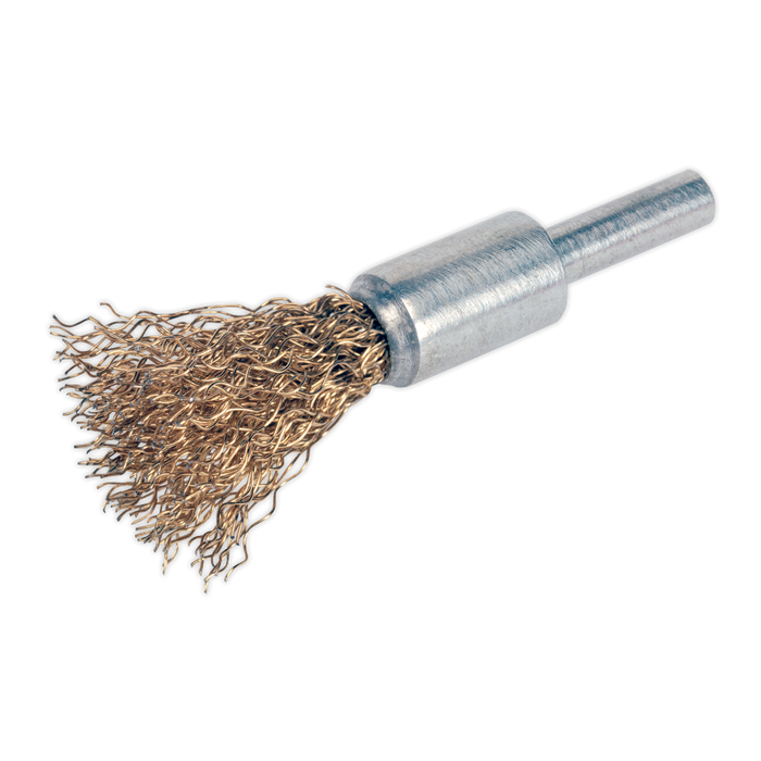 Flat Top Crimped Wire Decarbonising Brush 13mm | VS1802