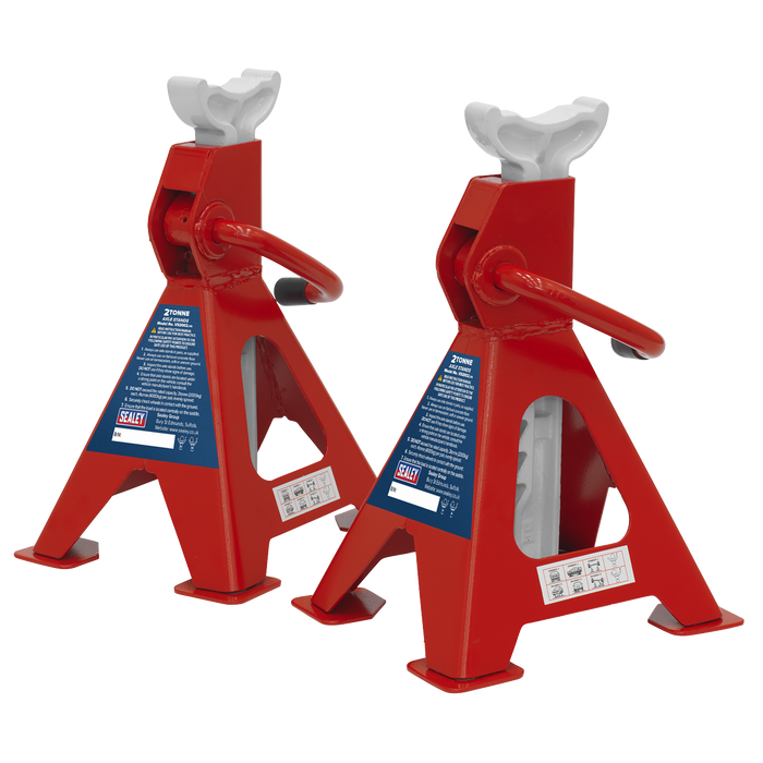 Ratchet Type Axle Stands (Pair) 2 Tonne Capacity per Stand | VS2002