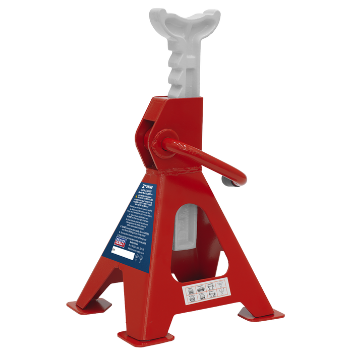 Ratchet Type Axle Stands (Pair) 2 Tonne Capacity per Stand | VS2002