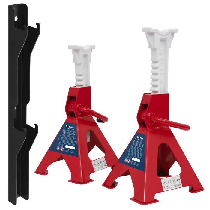 Axle Stand & Axle Stand Storage Rack Combo 3 Tonne | VS2003COMBO