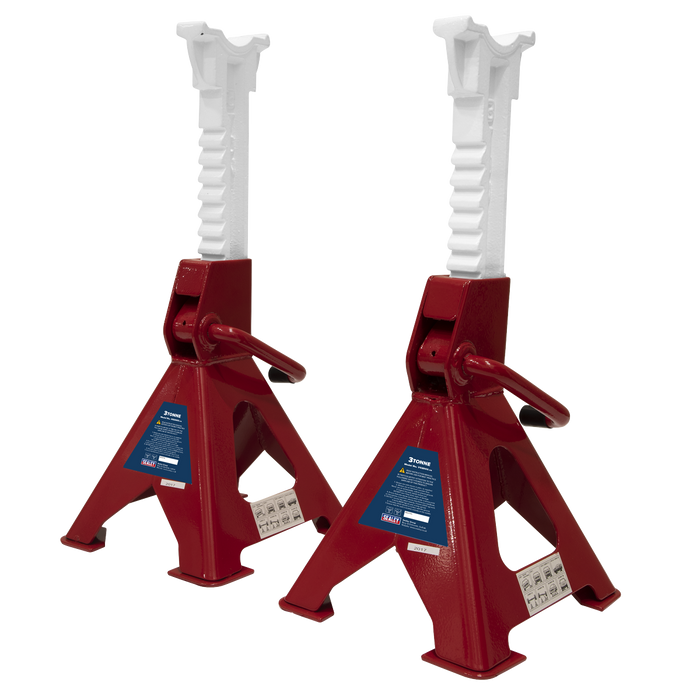 Ratchet Type Axle Stands (Pair) 3 Tonne Capacity per Stand | VS2003
