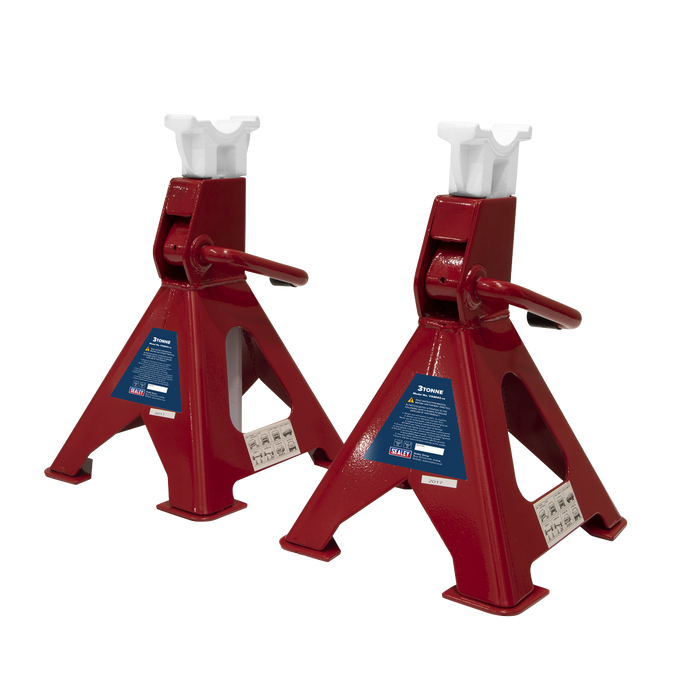 Ratchet Type Axle Stands (Pair) 3 Tonne Capacity per Stand | VS2003