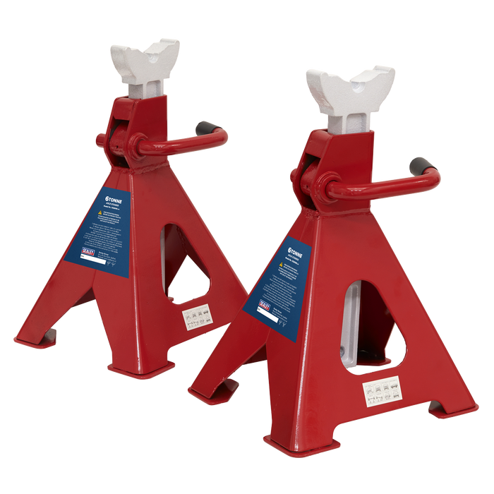 Ratchet Type Axle Stands (Pair) 6 Tonne Capacity per Stand | VS2006
