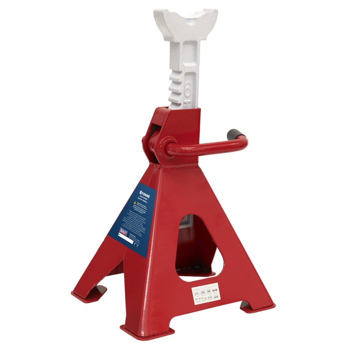 Ratchet Type Axle Stands (Pair) 6 Tonne Capacity per Stand | VS2006