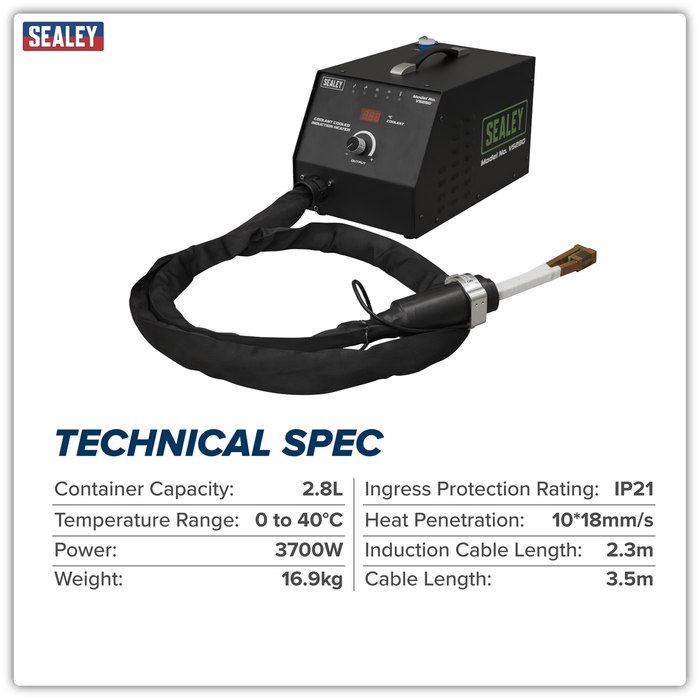 Coolant Cooled Induction Heater 3700W | VS280