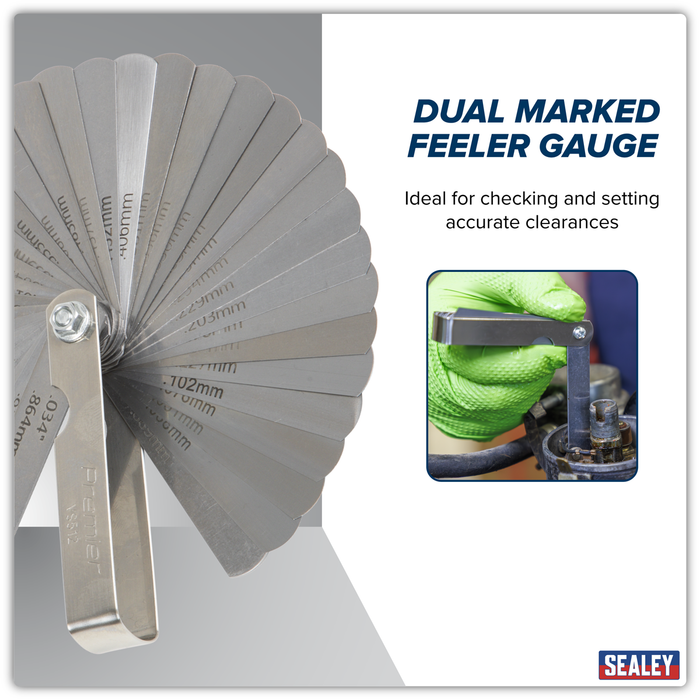 Premier Dual Marked Feeler Gauge 35 Blade | VS512